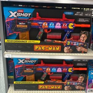 Zuru X-Shot Pac-Man Blaster - Blue, Red, Yellow